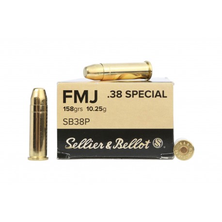 Amunicja SELLIER & BELLOT 38 SPECIAL FMJ 158grs/10,25g