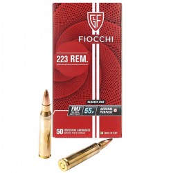 Amunicja kulowa Fiocchi .223 Rem 55gr FMJ