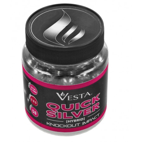 Kule stalowe Vesta Defence Quick Silver .50, 3.6 g, 50 szt.