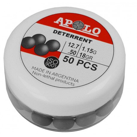 Kule gumowe Apolo Deterrent Semi Soft .50 cal, 1.15 g, 50 szt.