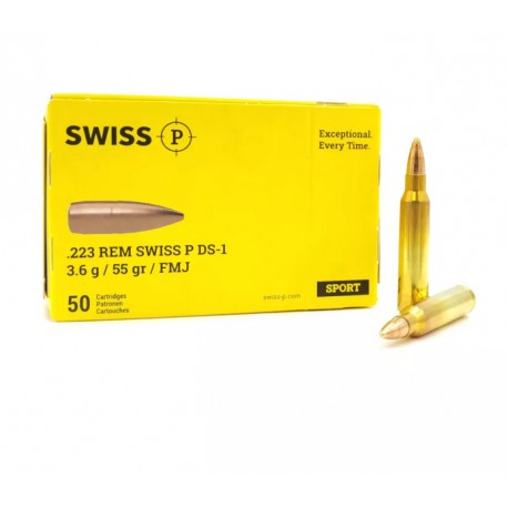 223 Rem SWISS-P DS-1 FMJ 3,6g/55gr